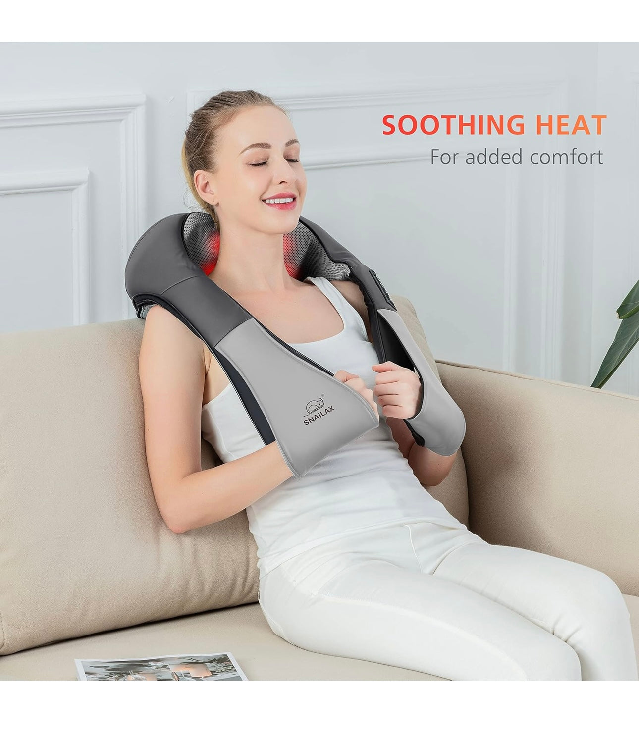 Relaxaura™ Heated Shiatsu Neck & Shoulder Massager