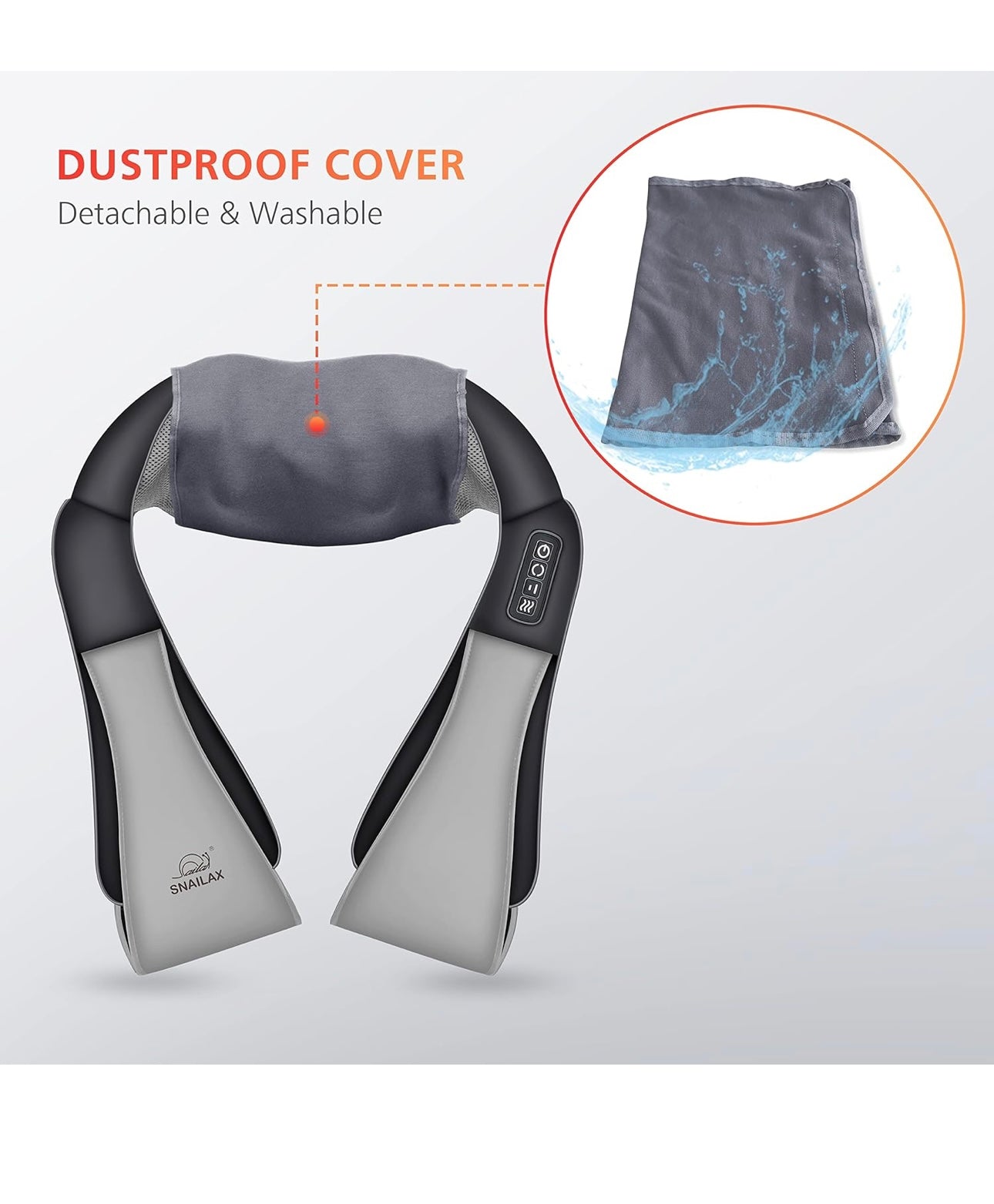 Relaxaura™ Heated Shiatsu Neck & Shoulder Massager